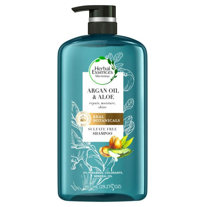 Champú de Aceite de Argán y Aloe Vera Sin Sulfatos, 29.2 fl.oz. Belleza y Cuidado Personal