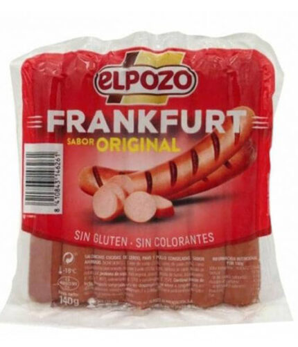 Frankfurt Salchichas El Pozo Sabor Original 140g