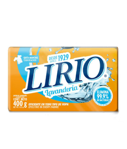 Jabón Lirio Lavandería de Lavar 400g